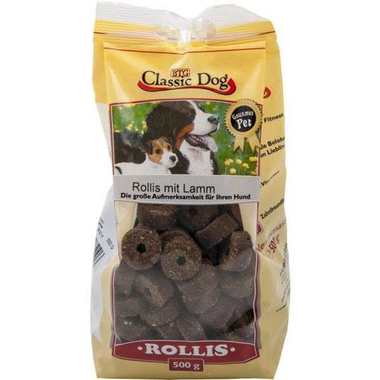 Classic Dog Snack Rollis met Lam - 500 g